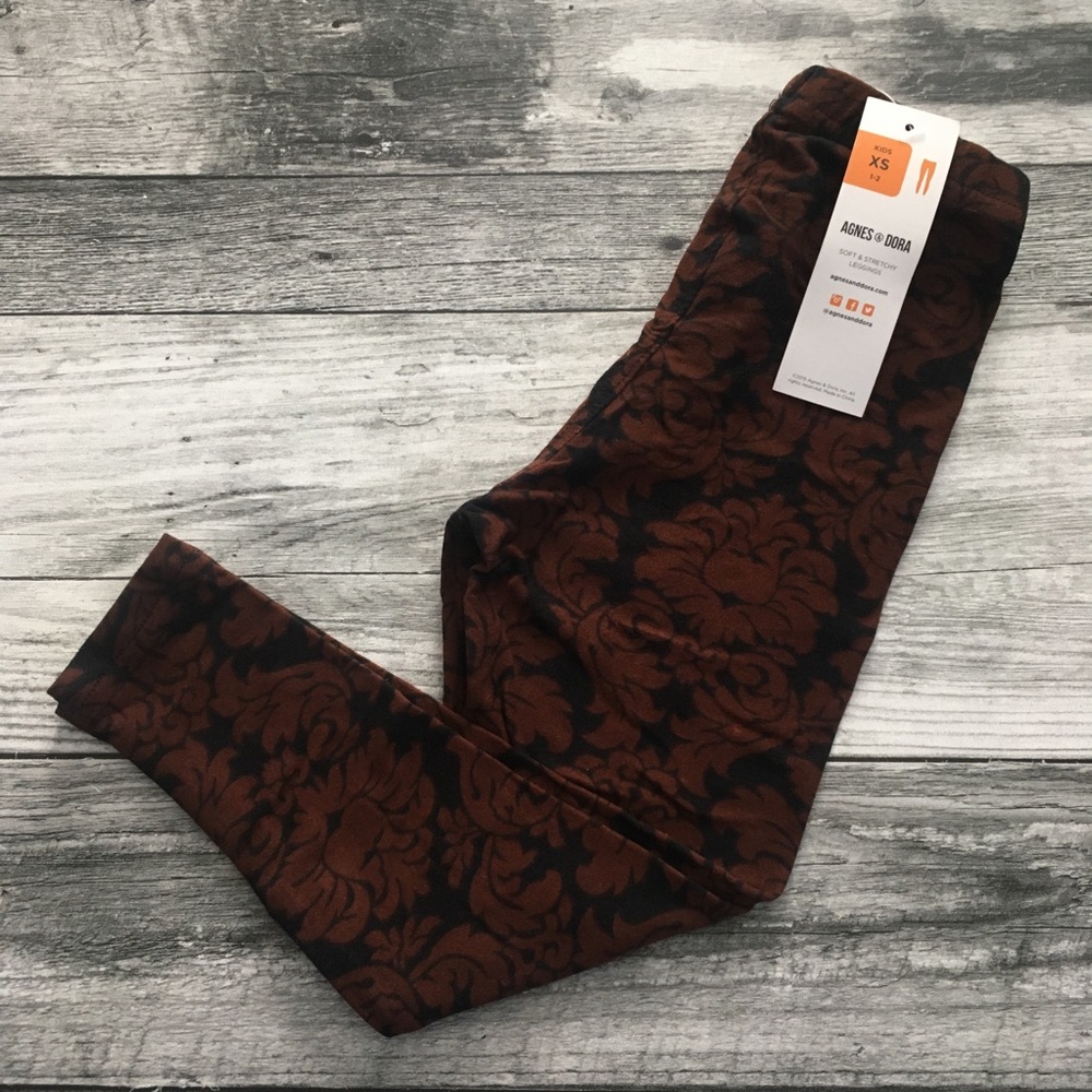 Kids Unisex Leggings, XS (Size 1-2)